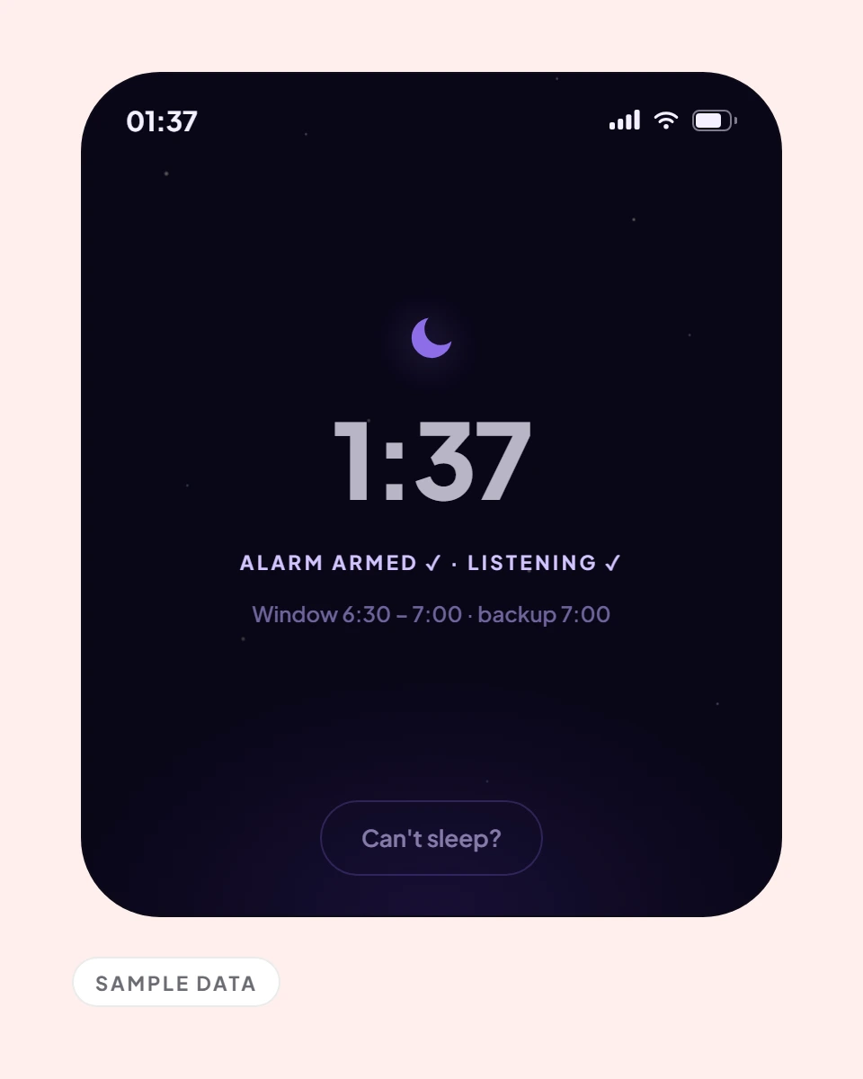 The night view, tracking without asking anything of you